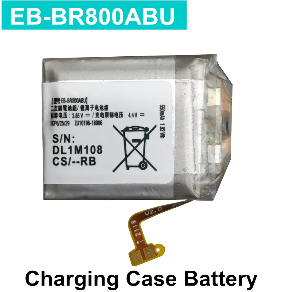 EB-BR800ABU 472mAh ICR1254 LIR1254 CP1254 60mAh Battery For Samsung Galaxy Buds Live SM-R180 EP-QR180 Earphone Headset Battery