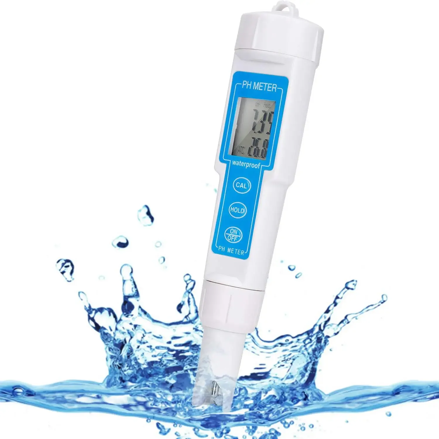 pH value tester, waterproof pH test pen, pen pH meter aquatic products