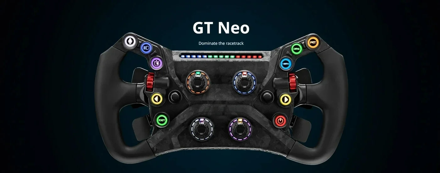 For Simagic GT NEO Dual Clutch SIM Racing Steering Wheel