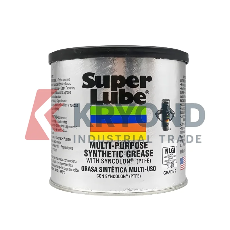Super Lube 41160 Synthetic Grease 400g PTFE Based Food Grade Lubricant Waterproof Non Toxic for Bearings Motors and Gears