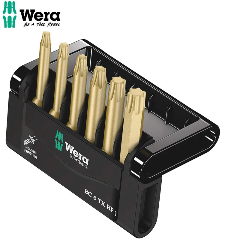 

WERA 05056476001 Check 6 TX HF 1 Plum Drill Bit With Fixing Function High Quality Materials Exquisite Workmanship