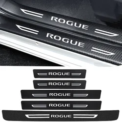 Car Accessories Carbon Fiber Door Threshold Sill Strip for Nissan Rogue 2024 Welcome Pedal Trim Decals Car Styling Stickers