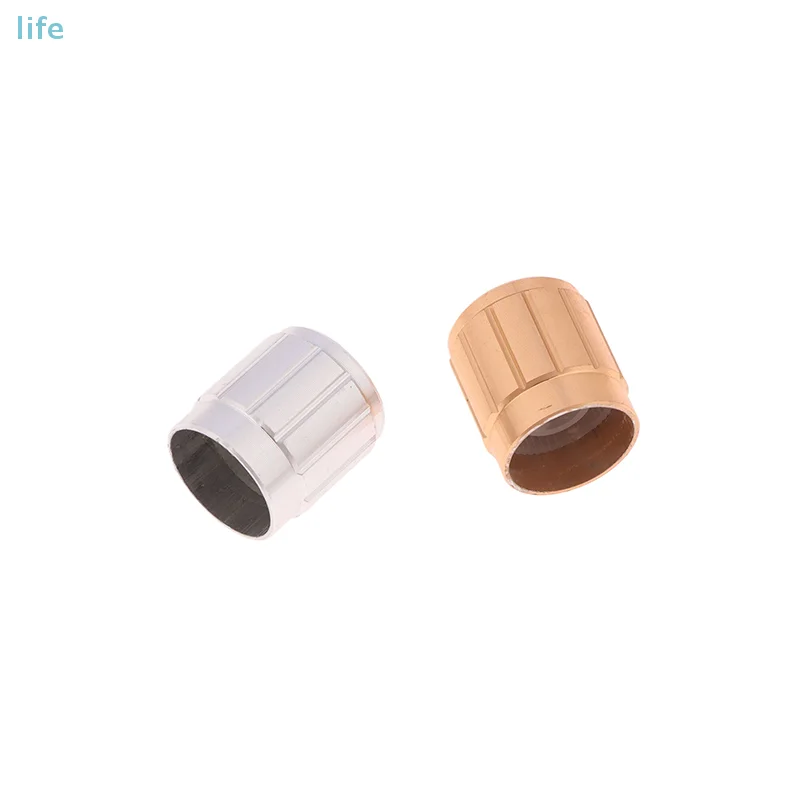One 15*16mm Aluminum Alloy Potentiometer Volume Control Knob, Flower/D-Shaped, 6mm Inner Hole