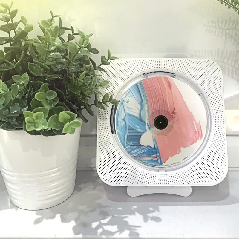 for TingYue wall mounted cd player home retro bluetooth album vinyl cd player portable cd player korea style high quality