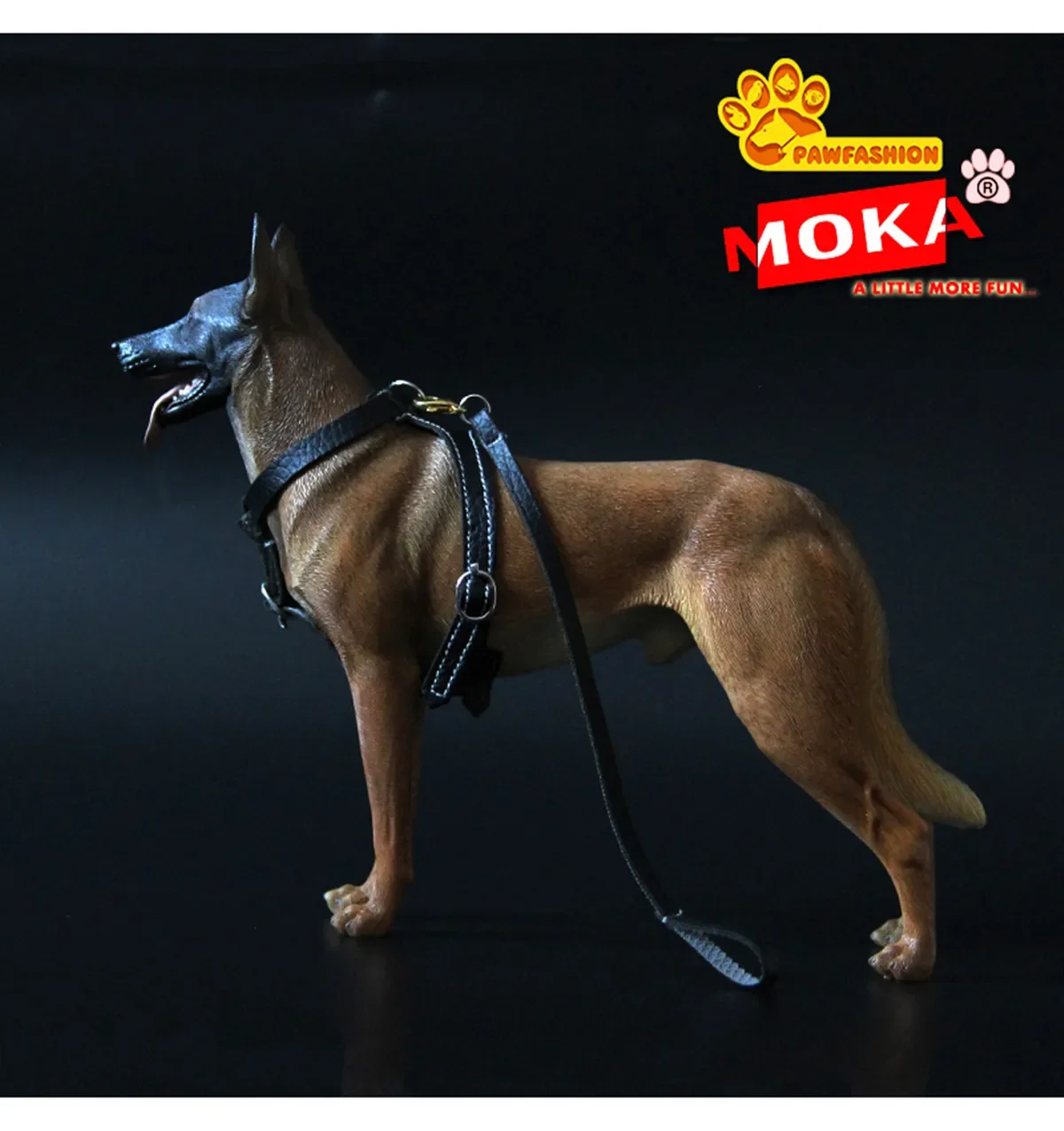 PAWFASHION-Figurine de chien malinois belge, modèle animal, jouet de collection, cadeau de simulation, 1/6