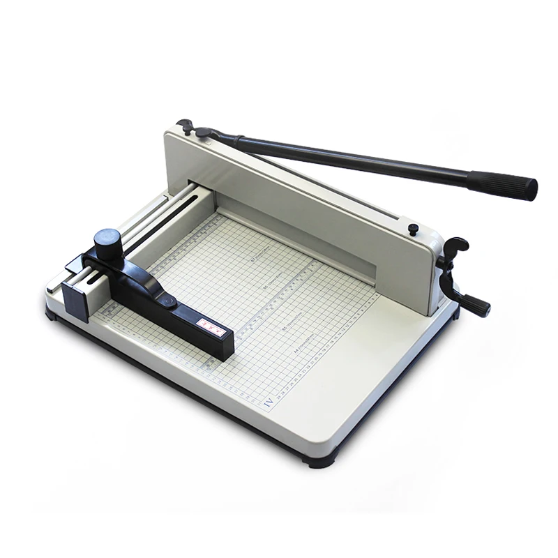 858 A4 Guillotine Paper Cutting Machine  Trimmer  Heavy Duty Manual Paper Cutter Paper Cutting Machine