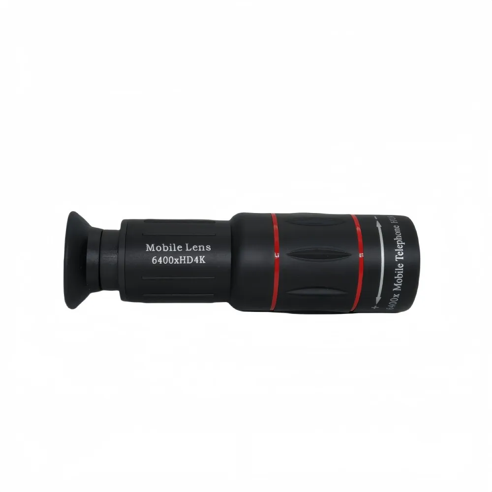 18X Mini Monocular Telescope with Phone Clip for Smartphones Photography & Outdoor Activities