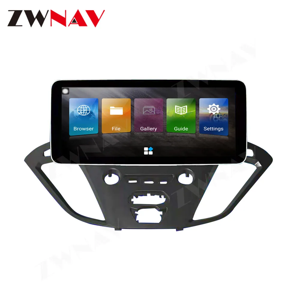 Android 14 GPS Navigation Carplay 12.3 inch Touch Screen For Ford Transit  2017-2019 Multimedia Player 4G WIFI Head Unit Auto