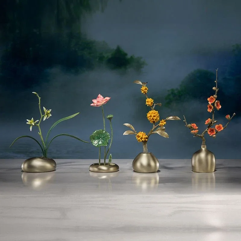 

Living room desktop decoration Home decoration housewarming gift Chunlan, Xiahe, Qiugui, Dongmei,