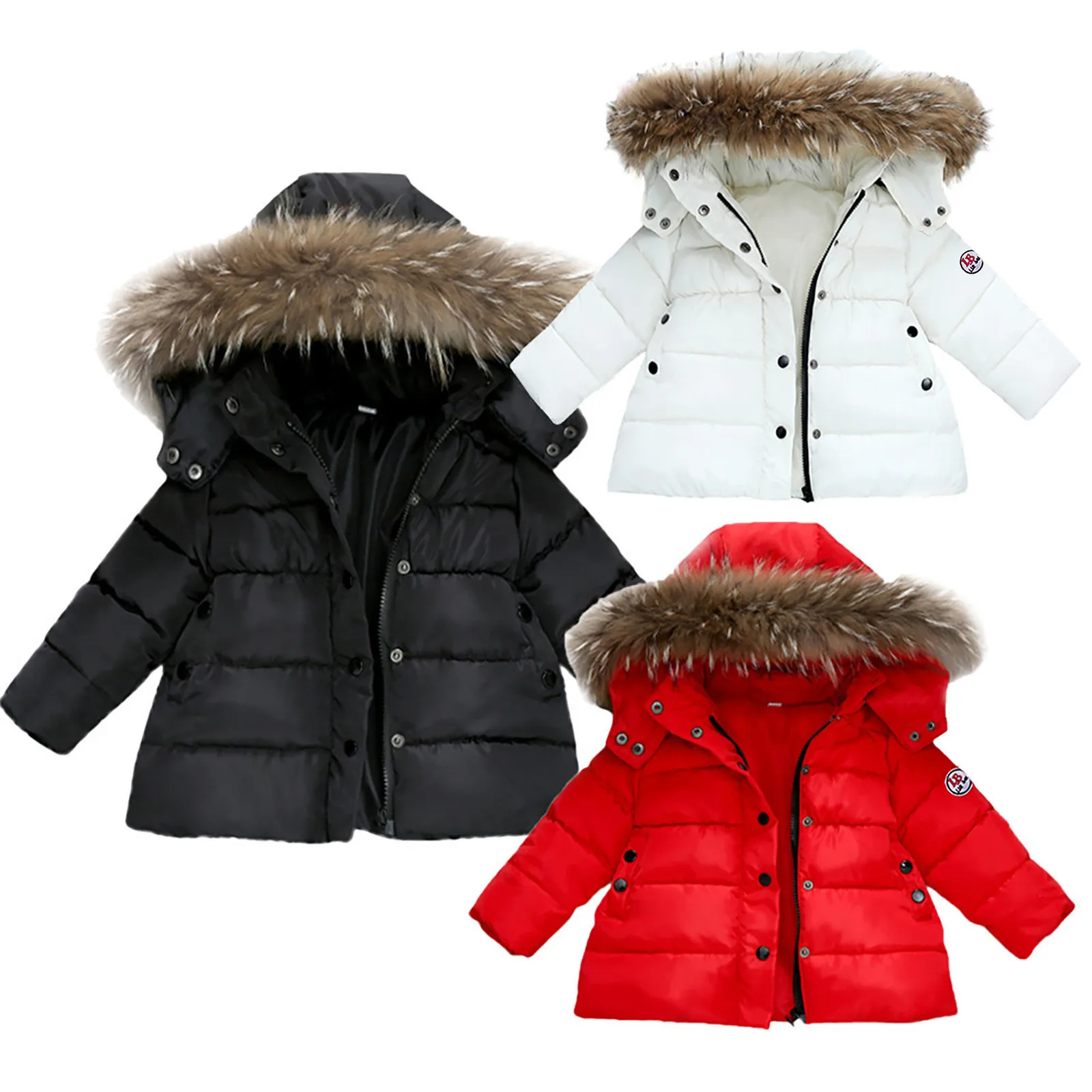 Warm Kids Clothes Jacket Coat Boys Girls Baby Autumn Children Winter Down Boys Baby Keep Warm Boy Clothes Hats Winter Clothes