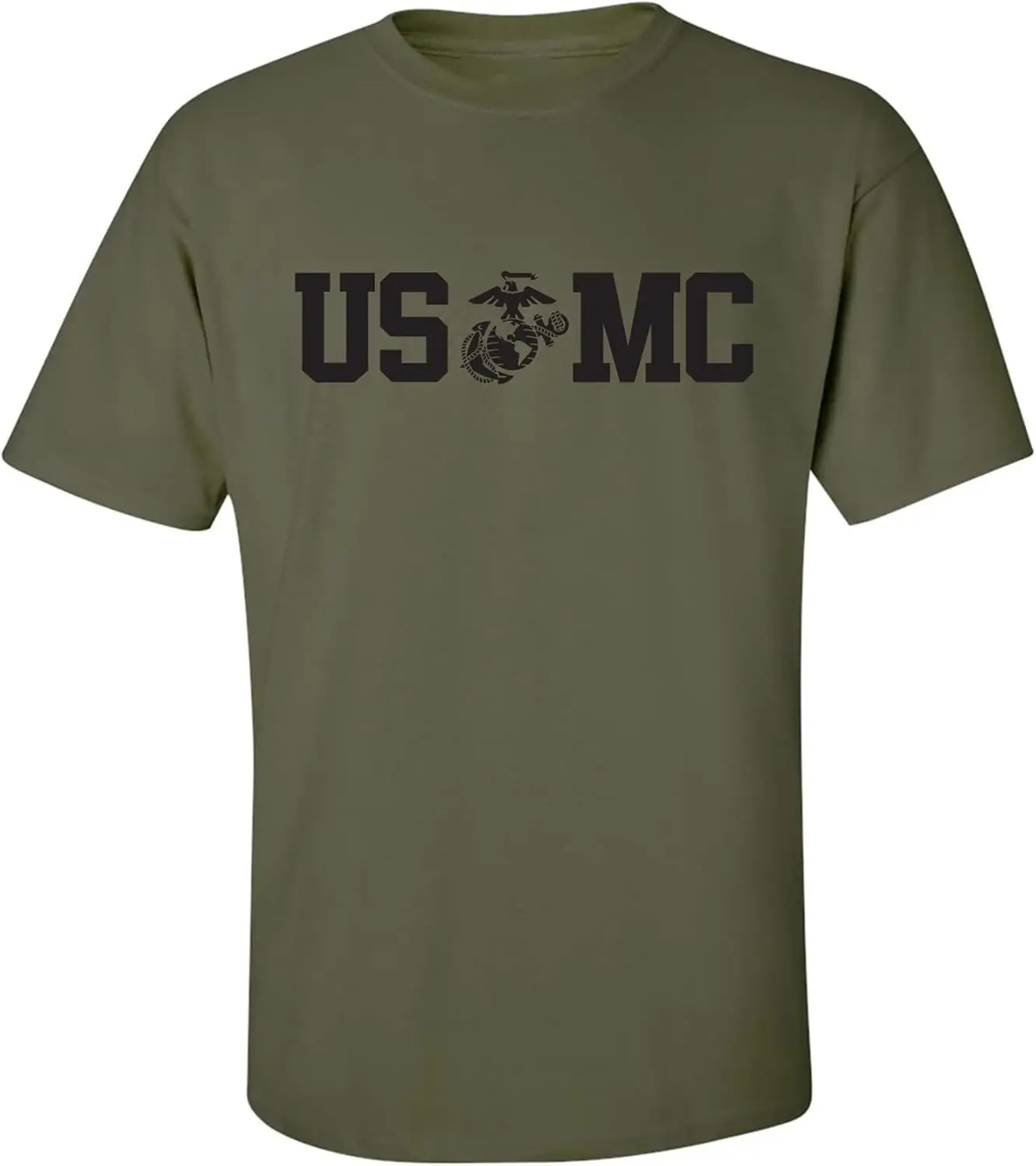 USMC Eagle Globe Anchor Men T-Shirt Short Sleeve Casual 100% Cotton T-Shirt