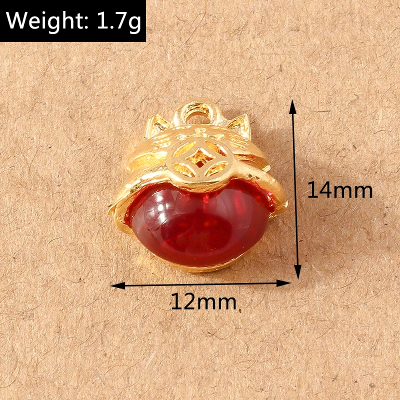 10 Stück Edelstein Jade Tier Charms für Schmuckherstellung Schmetterling Rabit Anhänger DIY Halskette Ohrringe Bastelbedarf – Detail 7