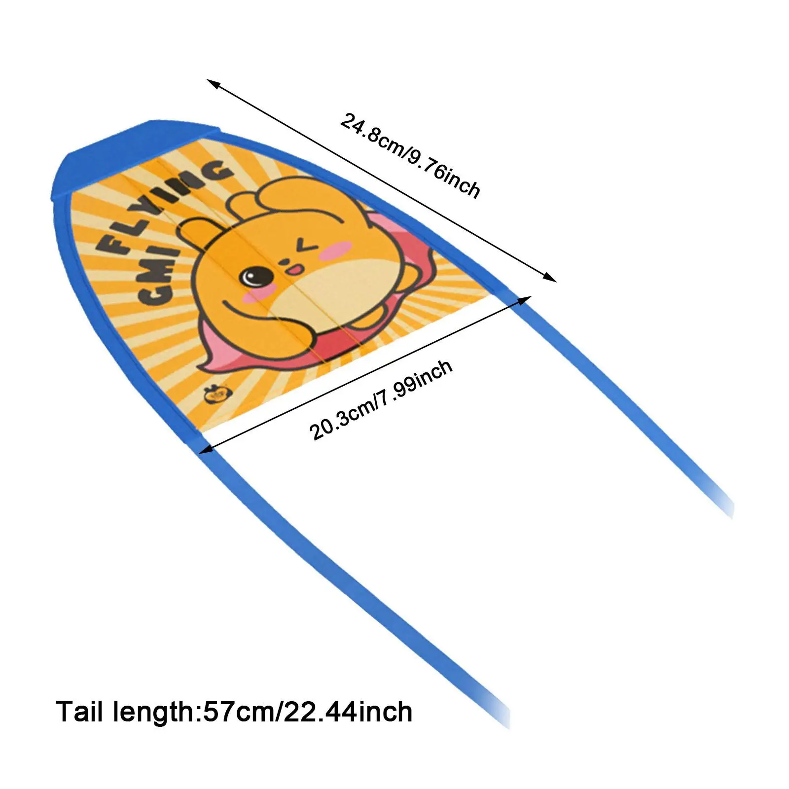 Thumb Ejection Kite Cartoon Ejecting Kite for Kids Outdoor Sports Toy Catapult Kite for Park Garden Travel Picnic Outdoors Play