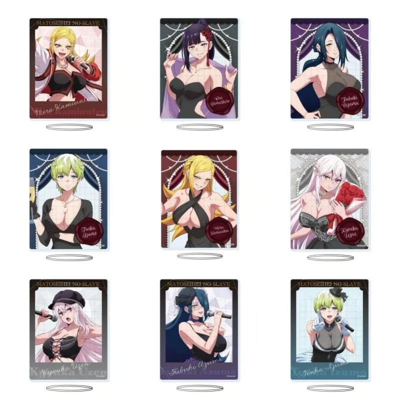 Chained Soldier 15cm Kyouka Uzen Himari Azuma Shushu Suruga Acrylic Stand Model Keychains Accessories Goods Collection