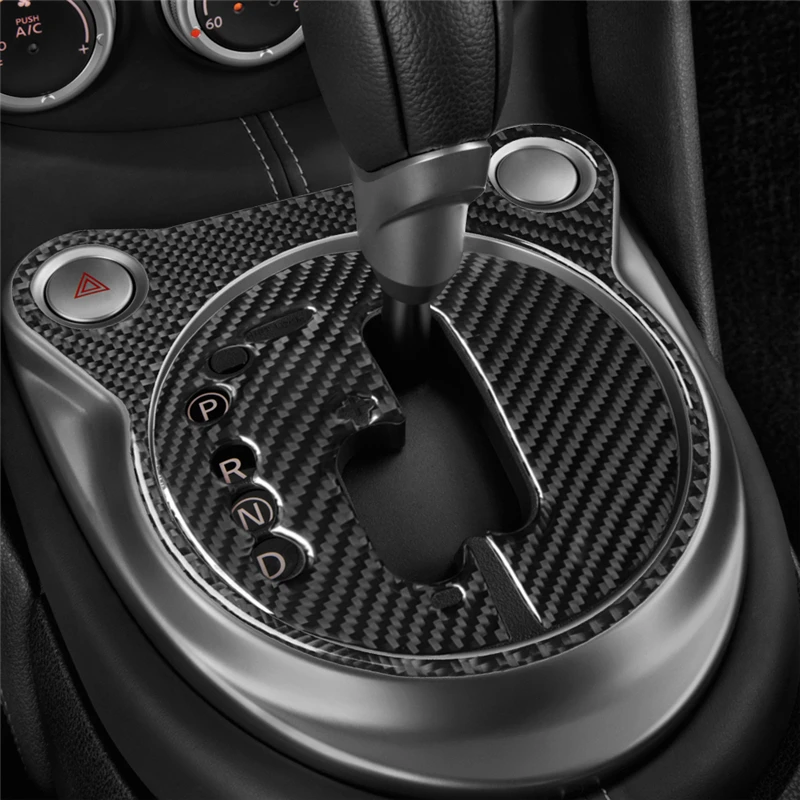Car Interior Accessories Carbon Fiber Cover Trim For Nissan 370Z 2009-2022 Dashboard Speedometer Console Decorative Stickers image 2