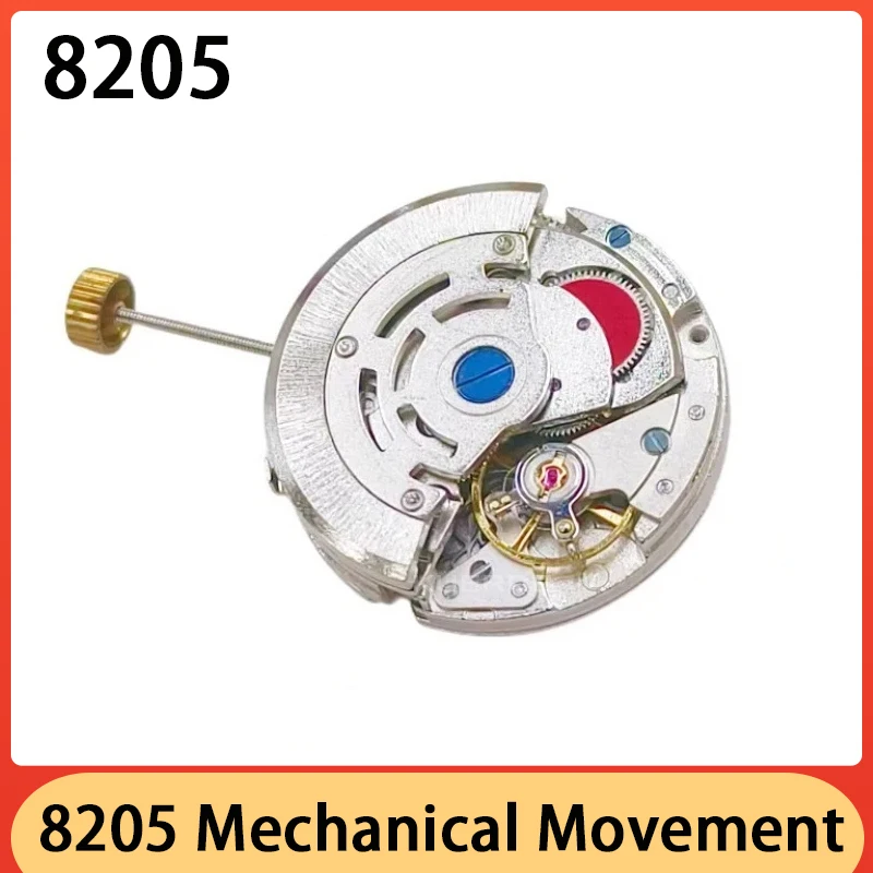 New China 8205 Multi Needle Mechanical Movement With Five Needles Six O\'clock Calendar Seconds Gmt Movement YM2 Stable Quality