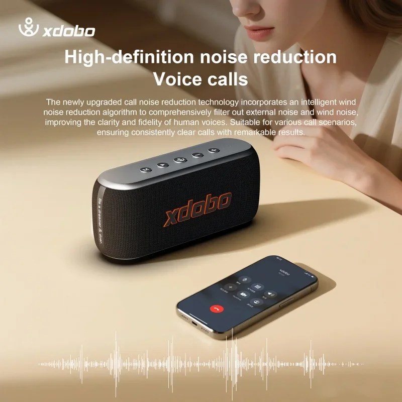 

Недавно обновленный XDOBO X8 4, 60 Вт, высококачественный сабвуфер, Bluetooth-динамик, портативный IPX6, водонепроницаемый, с шумоподавлением высокой четкости