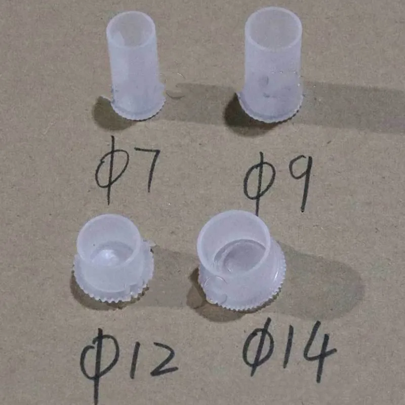 100pcs Plastic Caps 7mm/9mm Inner Diameter Diesel Common Rail Injector Nozzle Dust Cap For Injector Nozzle 12mm/14mm