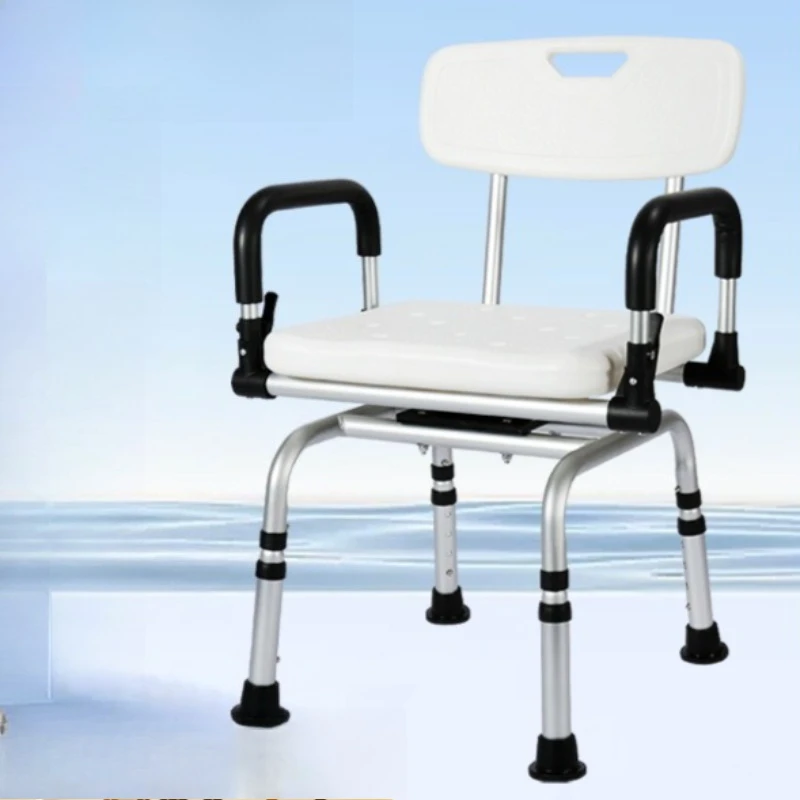 Rotatable Living Room Bathroom Stool Relax Bedroom Salon Handrail Bathroom Stool Indoors Floor Home Furniture Banqueta Ls40ysd