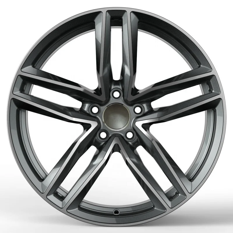 Custom Gray Alloy Wheel 18 19 20 21 22 Inch 5x112 5x114.3 5x120 Aluminium Alloy Forged Passenger Car Wheels Rims for Audi