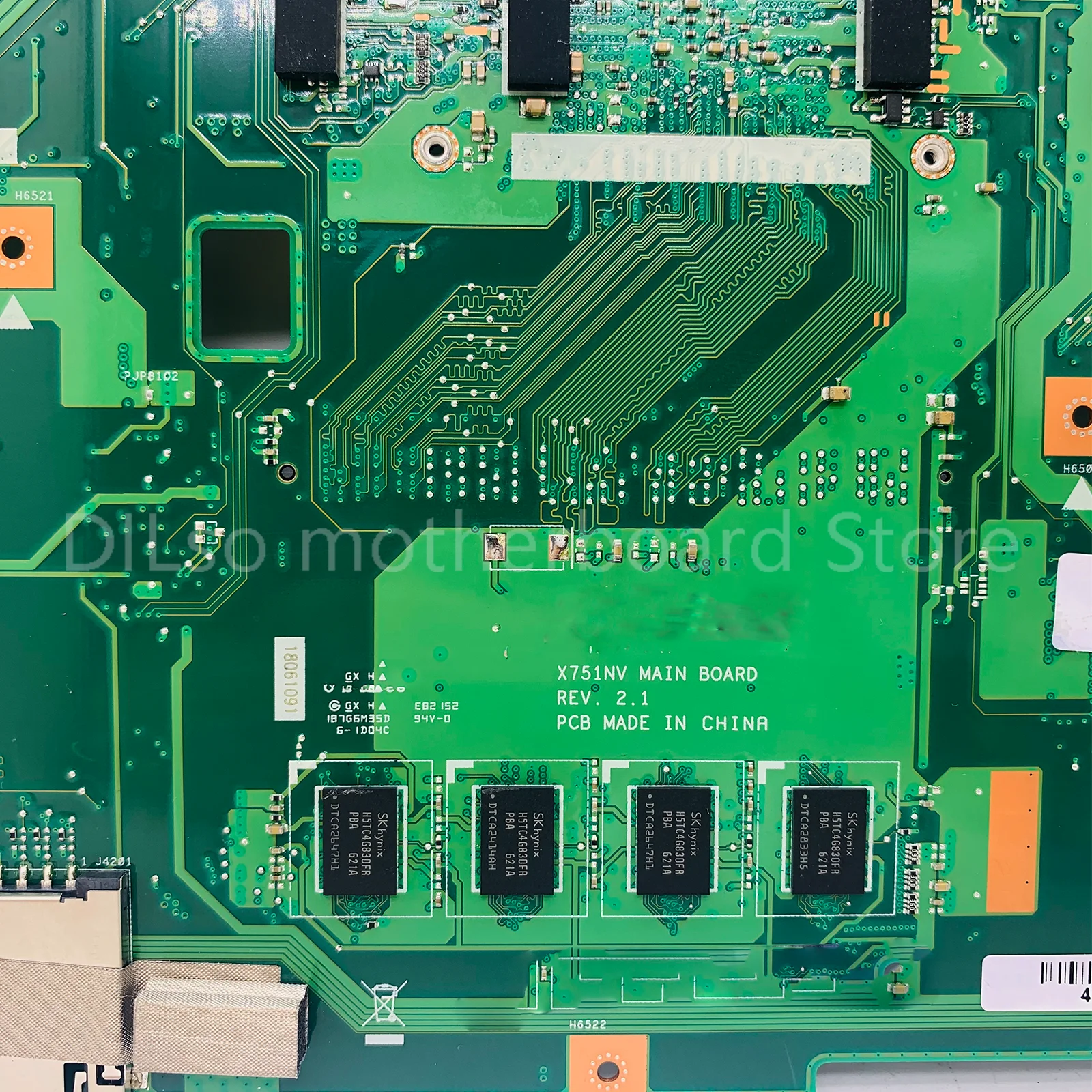 Kefu x751nv Laptop Motherboard für Asus x751n x751nv x751nc Mainboard Pentium n4200 n3350 CPU GT920MX-2GB 4GB-RAM 100% Test ok