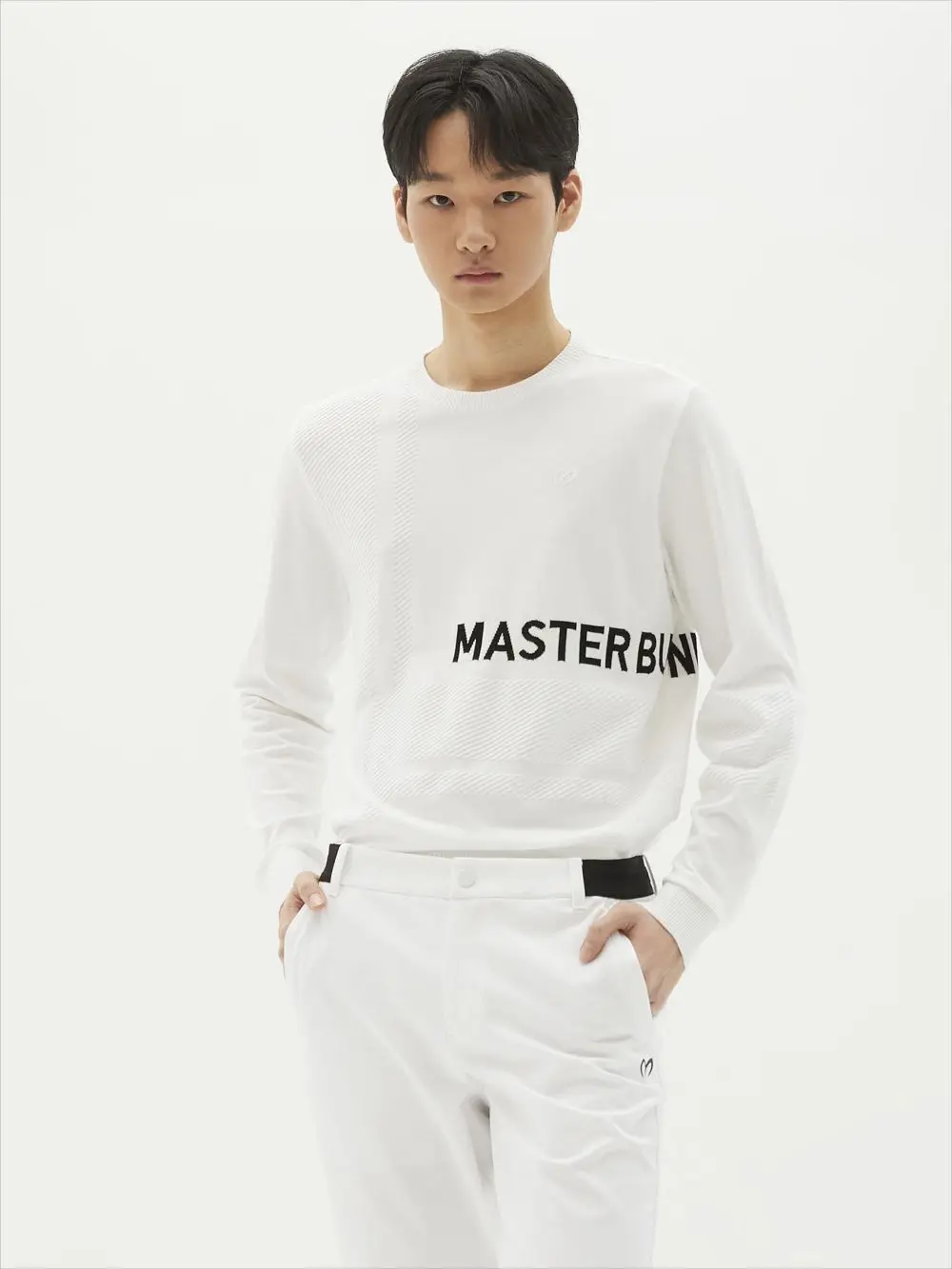 

New Arrival Men's Knit Sweater Versatile, Trendy Minimalist Sweater Comfortable Korean-Style Long-Sleeve Golf Apparel