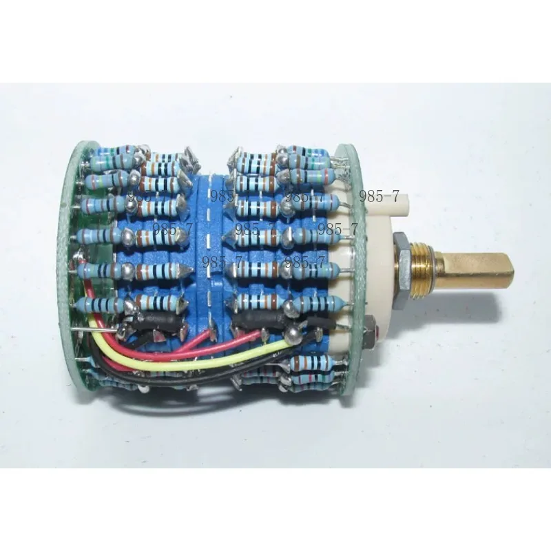 50K-500K Stereo Volume Potentiometer, 4×24 Step Precision Shunt Attenuator