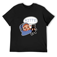 Caseoh kitty T-Shirt animal prinfor boys designer shirts anime t shirt men High Quality Best Selling Comfortable Breathable tee