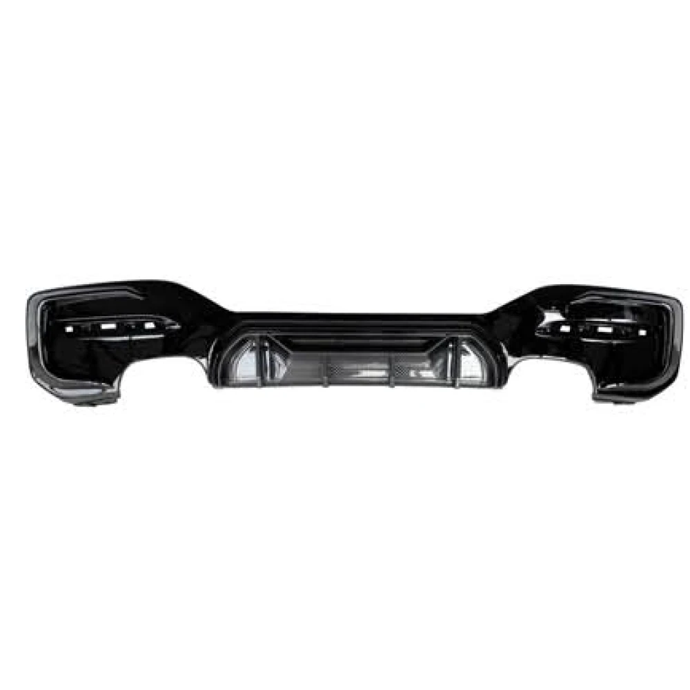 

Suitable for 1 SERIE F20 Competition Rear Lip Double Sides Double Outlet Carbon Look F20 Rear Splitter Suitable for BMW