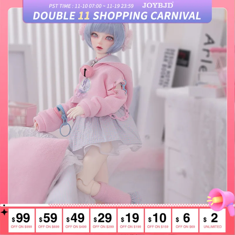 

Fantasy Angel 1/4 Miyn BJD Doll MSD Resin minifee fairyland Ball Jointed Doll Birthday Christmas Present Dolls
