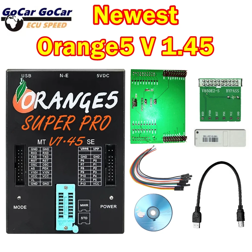 Picture 4: Latest V1.45 Full License Orange5 Lowest Price Programmer OEM orange5 With Full Adapter orange5 programmer High Quality