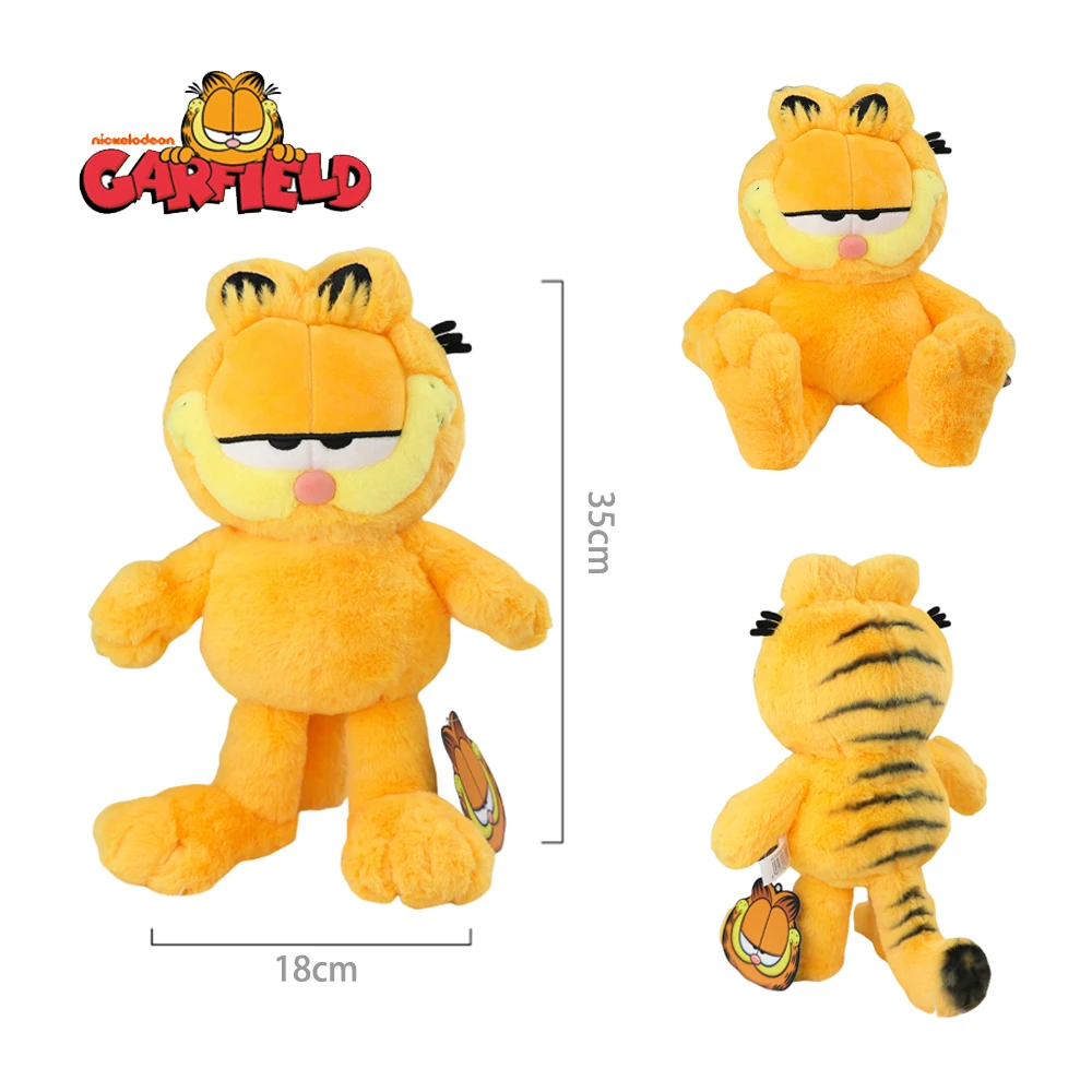 Garfield Odie Dog Original Plush Toy 10-30cm Garfield Cat Teen