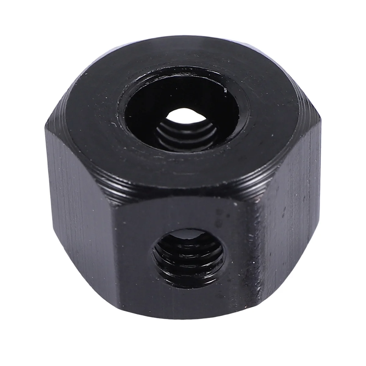 4PCS 5mm to 12mm Metal Combiner Wheel Hub Hex Adapter for WPL D12 C14 C24 B14 B16 MN D90 D91 RC Car Upgrade Parts,Black