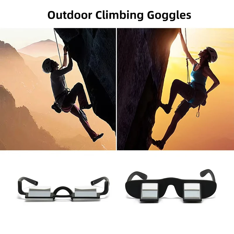 

Outdoor Rock Climbing Clear Prism Glasses Protect One’s Eyes Easily View The Angle Above Light Weight Belay Glasses Eyeglasses