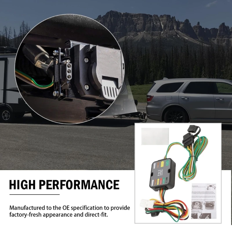 Reliable ABS Trailer Wiring Harness System 3 Way 2 Trailer Wiring for 2021 Through 2024 MPV Tow Connection