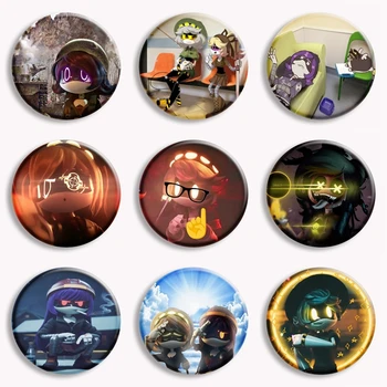 Murder Drones Anime Pulsante Pin Piccolo Robot TESSA UZI N J Divertente Meme Spilla Distintivo Borsa Decor Accessori Ventole Raccogliere Regali per bambini