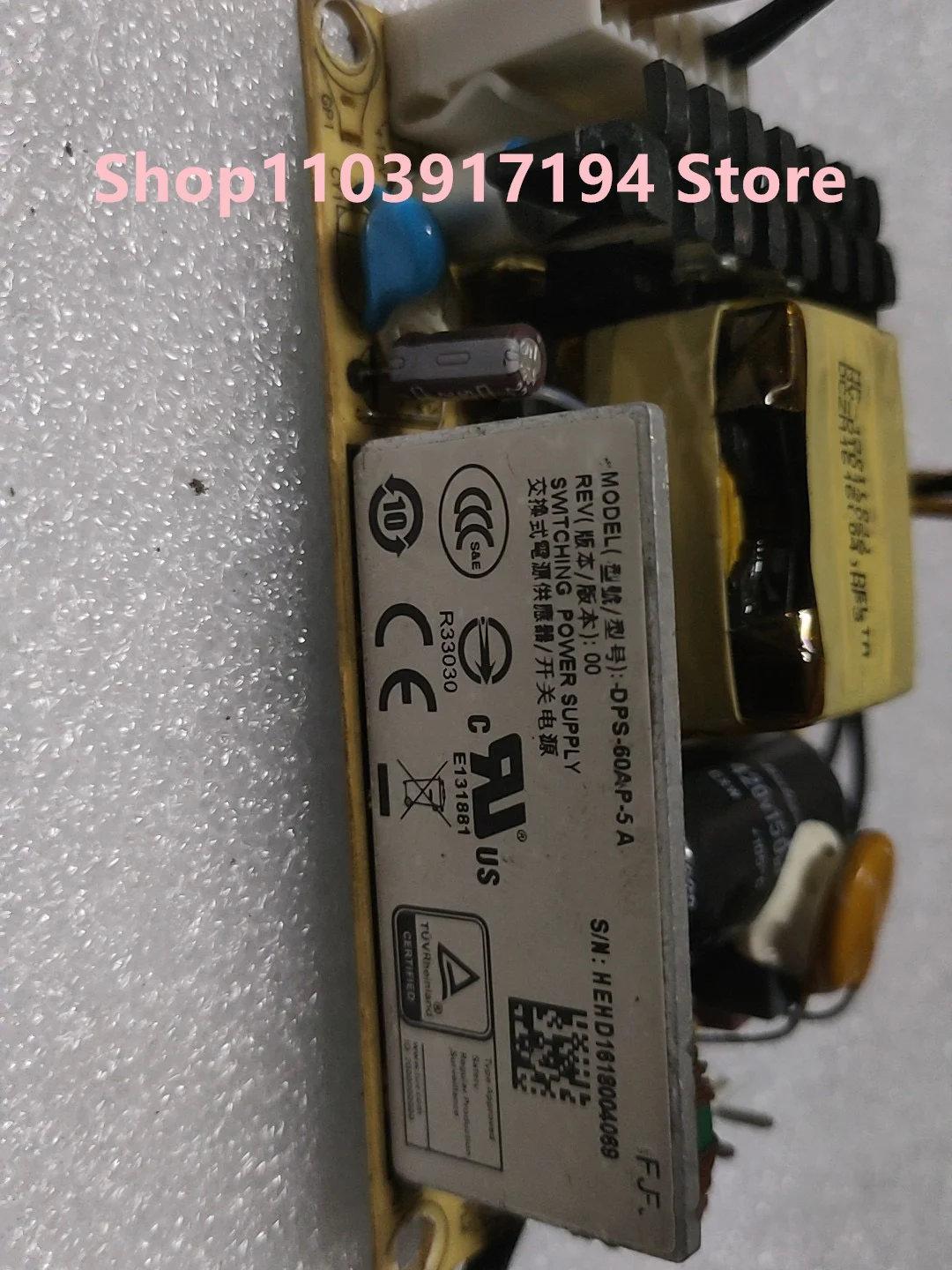 FOR Delta power supply DPS-60AP-5 A 100-240V input 100-240V input 12V 5A 60W output