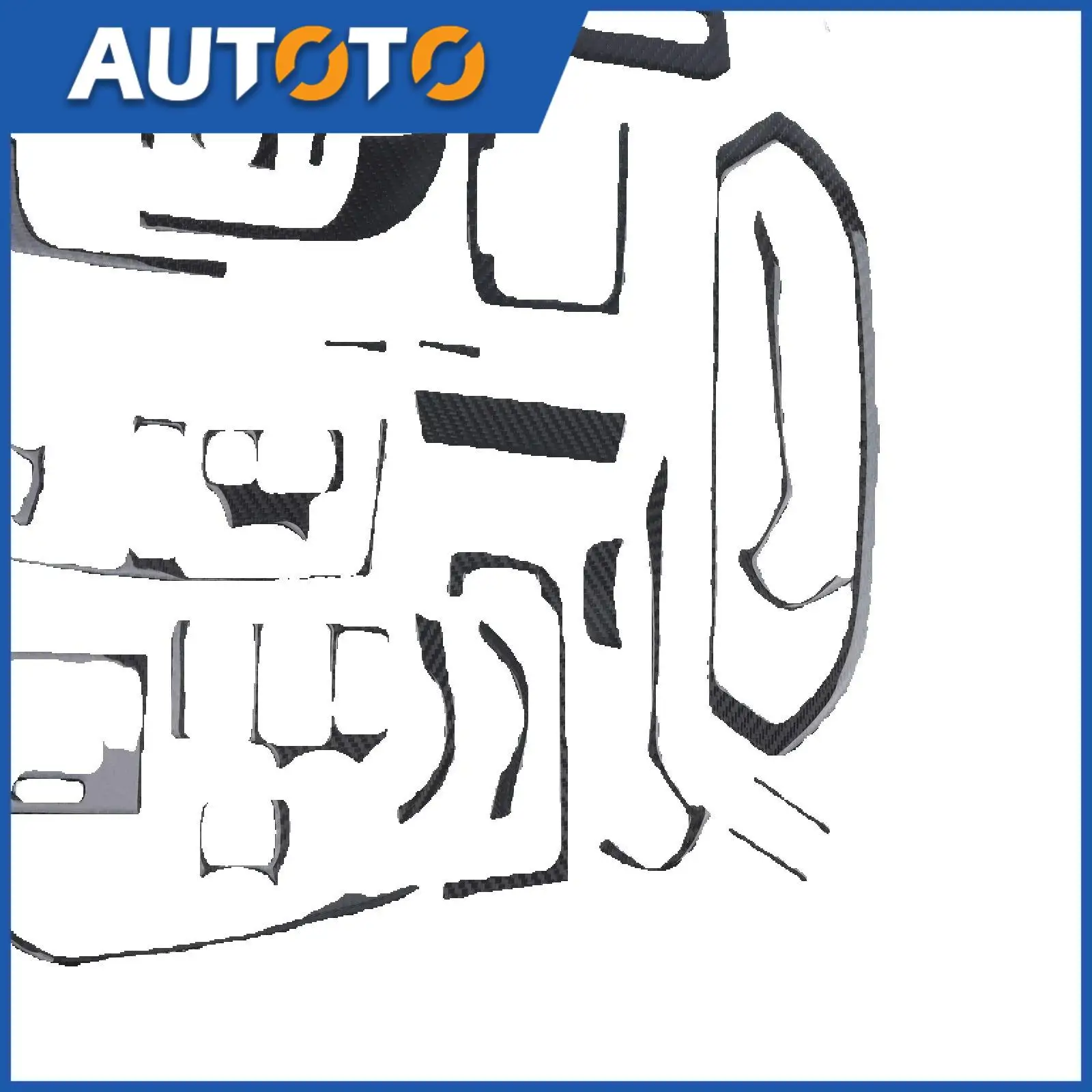 

27 шт. комплект внутренней отделки из углеродного волокна для Acura TL 2009-2014, комплект крышек приборной панели