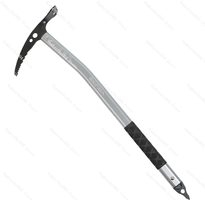 multifunctional stainless steel big ice axe climbing ice breaking ice axe walking mountaineering pickaxe yang pickaxe