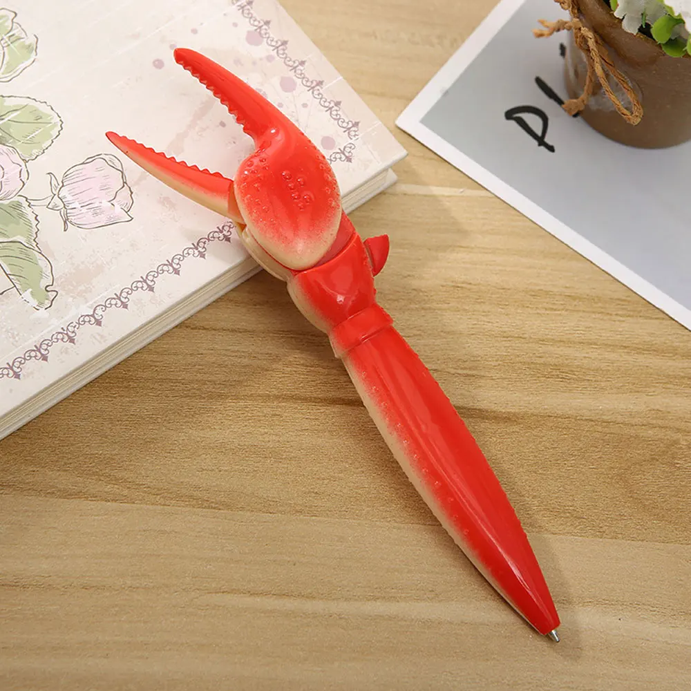 Fun Lobster Paw Ballpoint Pen Personality Crab Clip Pliers Pen Cute Creative Korean Stationery Office Supplies School