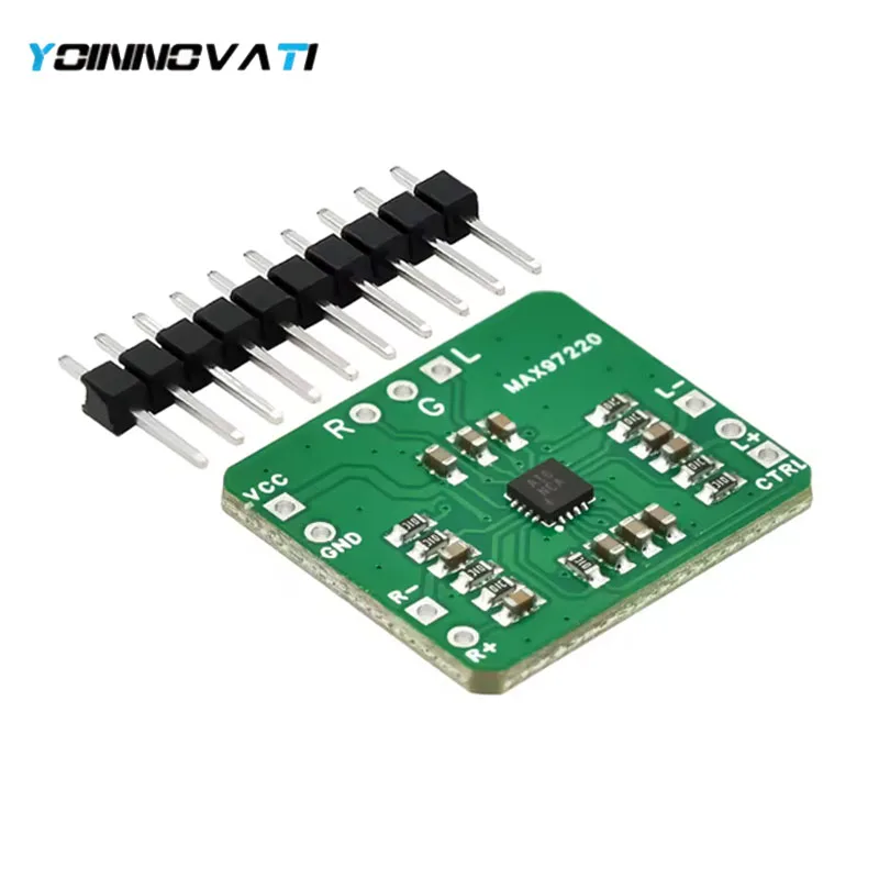 YT MAX97220 Differential to Single-Ended Audio Amplifier Board Headphone Amp Module 2.5V-5.5V DC Power Supply for Speaker Preamp