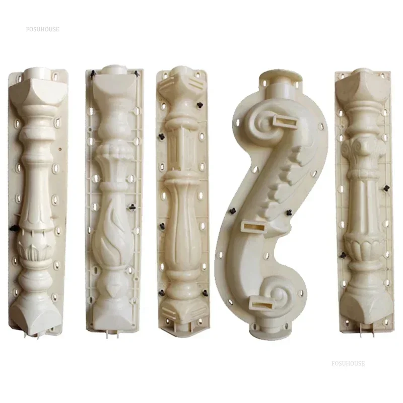 Roman Column Mold Home Balcony Guardrail Mold Self-built Building Stair Handrail Railing Cement Fence Prefabricated Vase Column