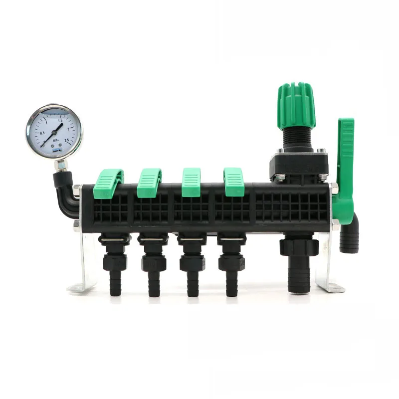 Crop Pest Control Sprayer Adjustable Spray Pressure Regulator With Gauges