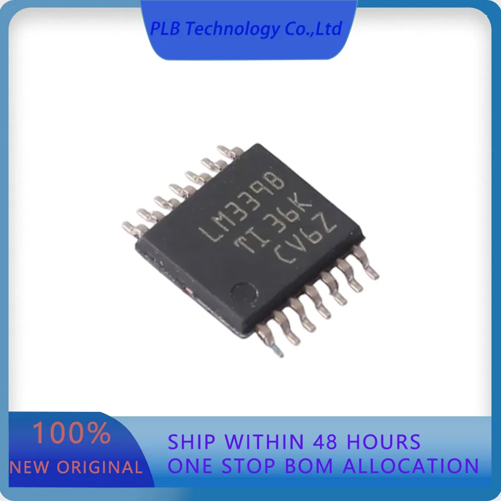 LM339BIPWR LM339  370uV 3.5nA 4 TSSOP-14 Comparators Original Stock