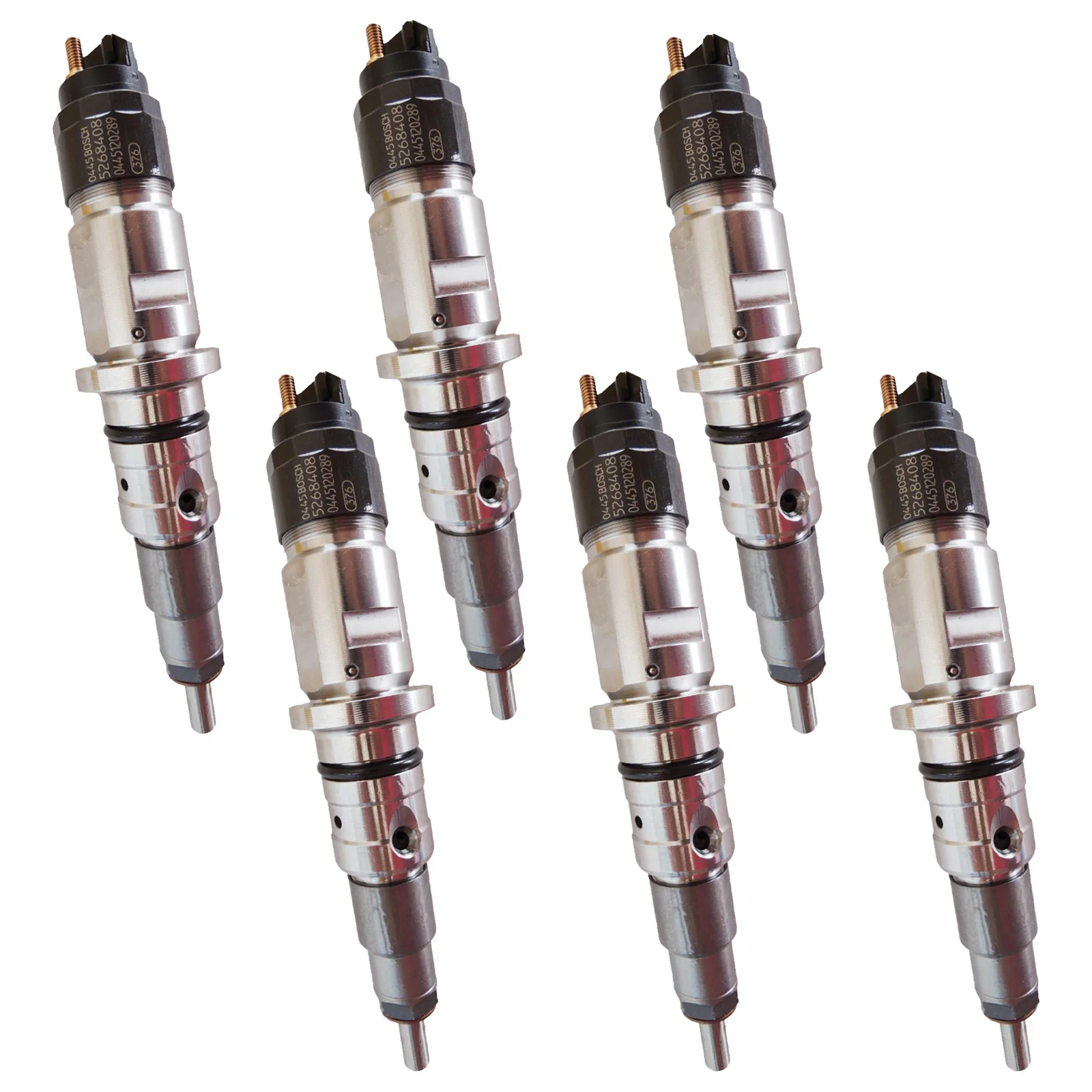 

6PCS Fuel injector 445120289 For Cummins ISBE ISDE Engine