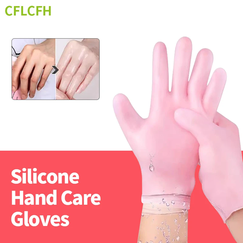 

Hand Foot Care Gloves Socks Exfoliating Moisturizing Silicone Gel Anti Dry Cracking Dead Skin Removal Pain Relief Tool Protector