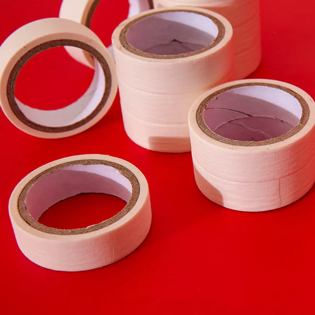 

3 рулона цветной разделительной ленты, длинная маскирующая клейкая лента для покраски, маркировки, защиты, текстурированная бумага с клейким слоем