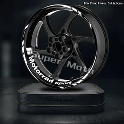 Per F900R F800R F900XR S1000RR/XR/R R1200R R1250RS Moto Ruota Riflettente Adesivo Cerchio Decal Hub Stripe Nastro Accessori