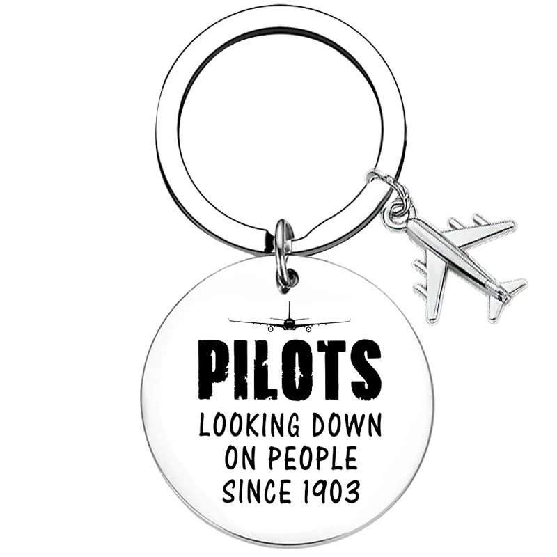 Airplane Pilot Gifts keychains Pilots Since 1903 key chains