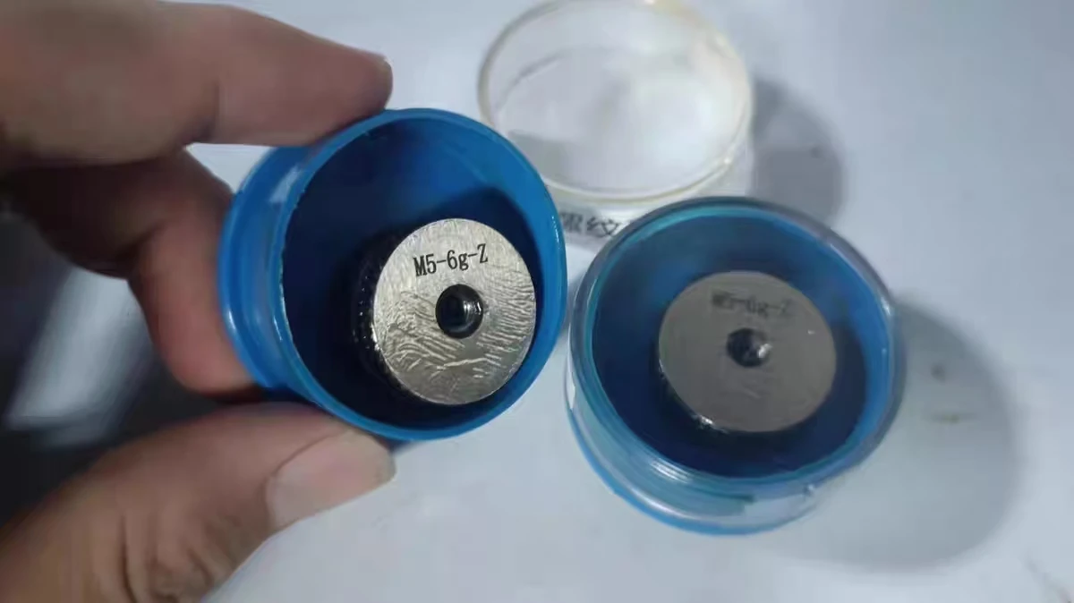 Thread ring gauge,6g Metric Go Nogo gage,2PCS/SET,M1 M1.2 -M9 M10,Ring threas gauge,GCR15,measure gauge,external thread gauge
